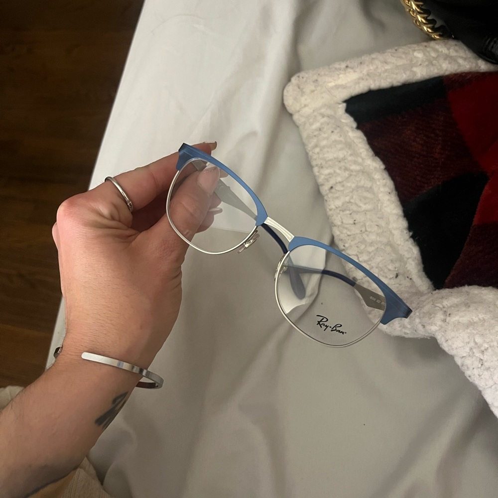 Ray-Ban Blue and Silver Glasses - Picture 8 of 11